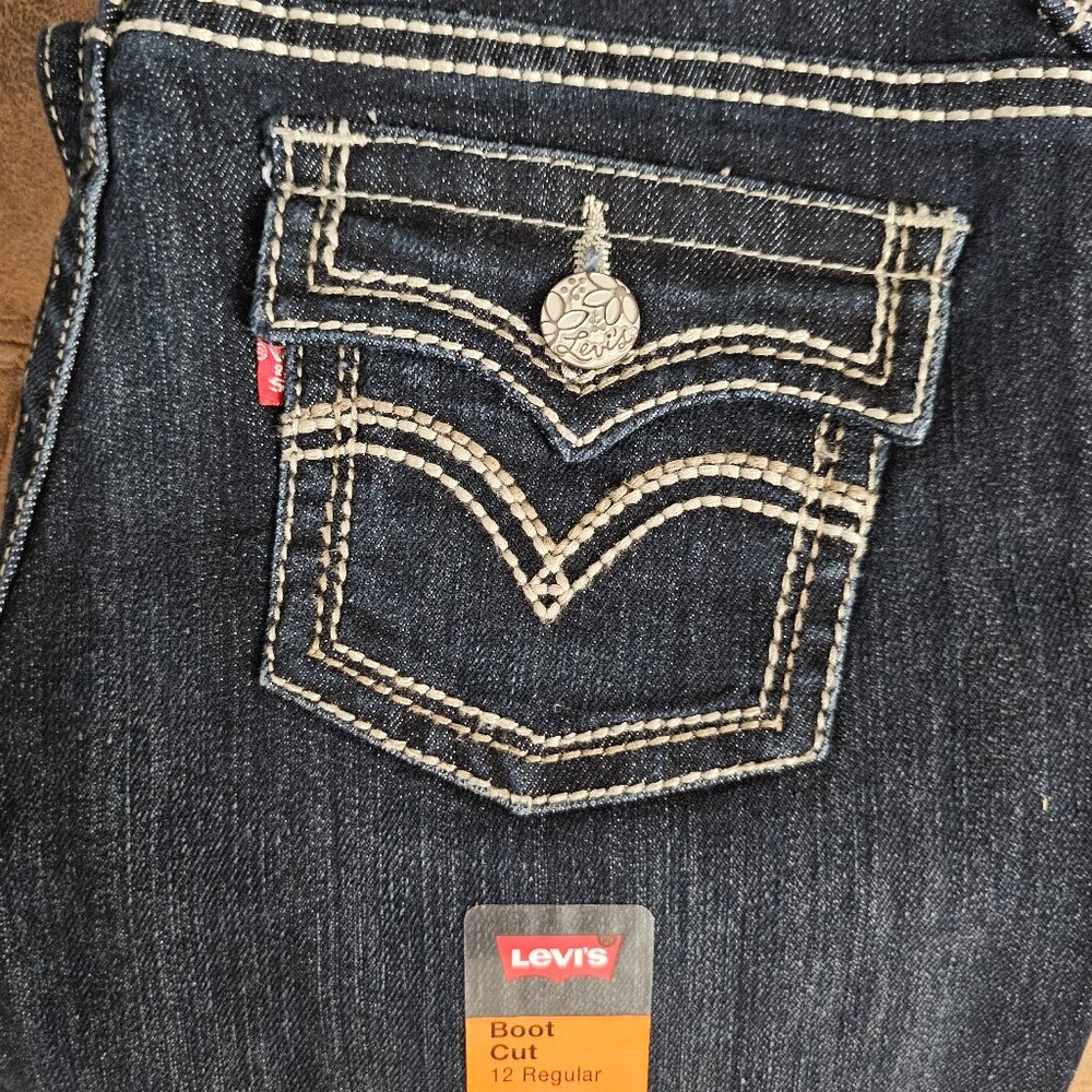 Girls Levi Boot Cut jeans 12 regular